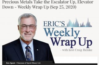 Precious Metals Take the Escalator Up, Elevator Down – Weekly Wrap Up (Sep 25, 2020)